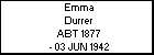 Emma Durrer