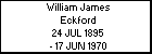 William James Eckford