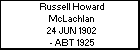 Russell Howard McLachlan