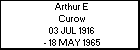 Arthur E Curow