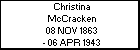 Christina McCracken