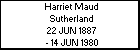 Harriet Maud Sutherland