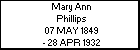 Mary Ann Phillips