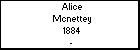 Alice Mcnettey