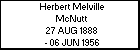 Herbert Melville McNutt