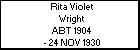 Rita Violet Wright