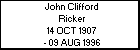 John Clifford Ricker