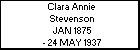 Clara Annie Stevenson