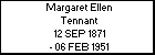 Margaret Ellen Tennant