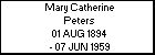 Mary Catherine Peters