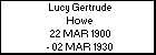 Lucy Gertrude Howe
