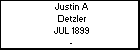 Justin A Detzler