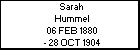 Sarah Hummel