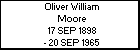 Oliver William Moore