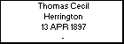 Thomas Cecil Herrington