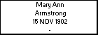 Mary Ann Armstrong