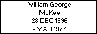 William George McKee