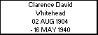 Clarence David Whitehead