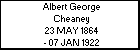 Albert George Cheaney