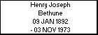Henry Joseph Bethune