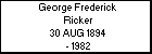 George Frederick Ricker