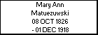 Mary Ann Matuezuwski