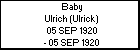 Baby Ulrich (Ulrick)
