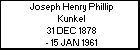 Joseph Henry Phillip Kunkel