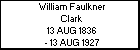 William Faulkner Clark