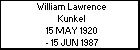 William Lawrence Kunkel