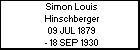 Simon Louis Hinschberger