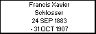 Francis Xavier Schlosser