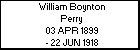 William Boynton Perry