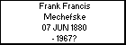 Frank Francis Mechefske