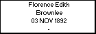 Florence Edith Brownlee