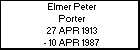 Elmer Peter Porter