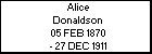 Alice Donaldson