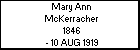 Mary Ann McKerracher