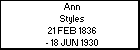 Ann Styles