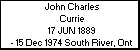 John Charles Currie
