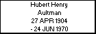 Hubert Henry Aultman