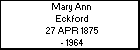 Mary Ann Eckford