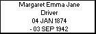Margaret Emma Jane Driver
