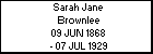 Sarah Jane Brownlee