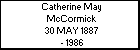 Catherine May McCormick