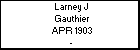 Larney J Gauthier