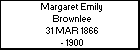 Margaret Emily Brownlee