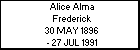Alice Alma Frederick