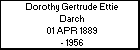 Dorothy Gertrude Ettie Darch