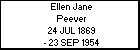Ellen Jane Peever